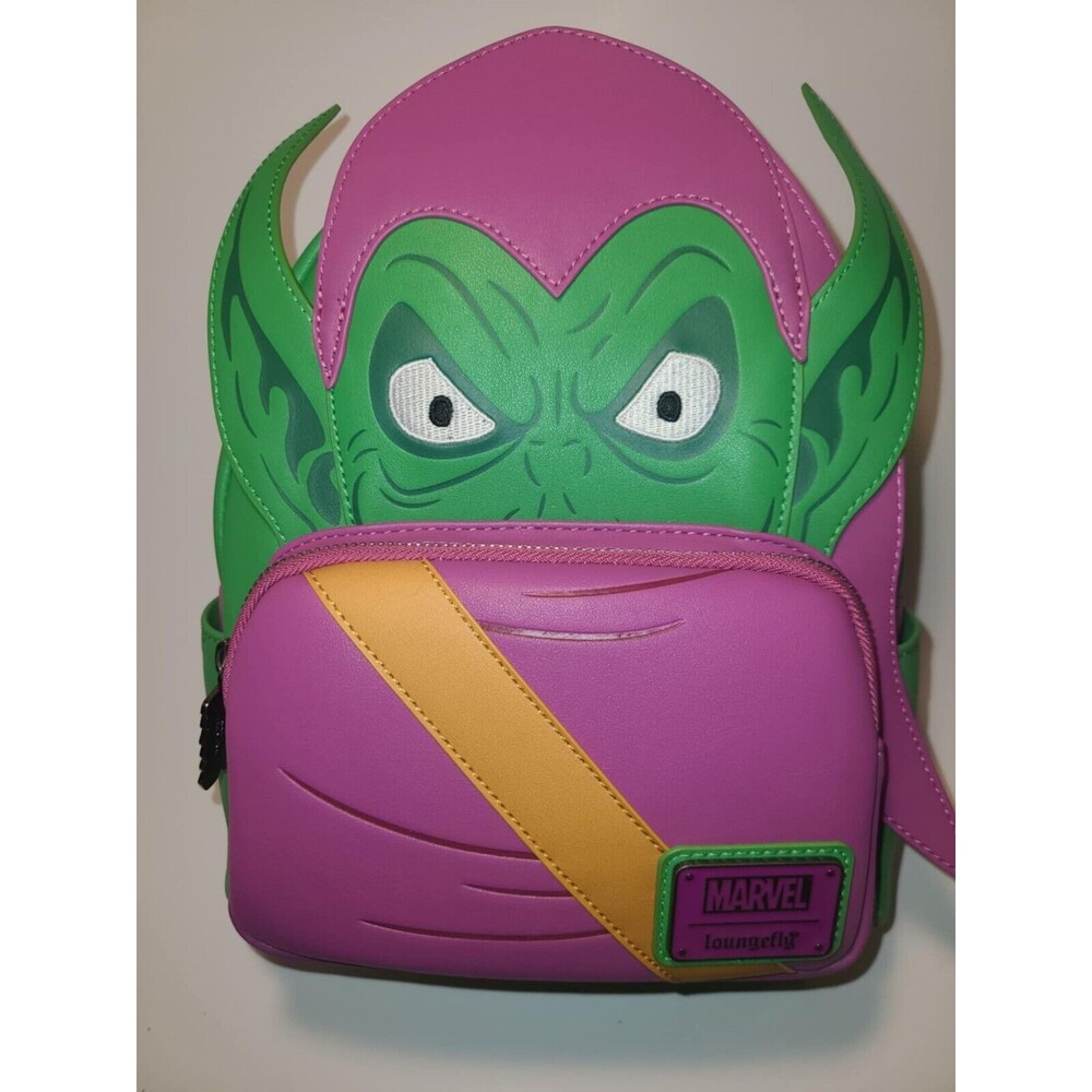 Loungefly Marvel Spider-Man Green Goblin Cosplay Mini Backpack NEW Villian